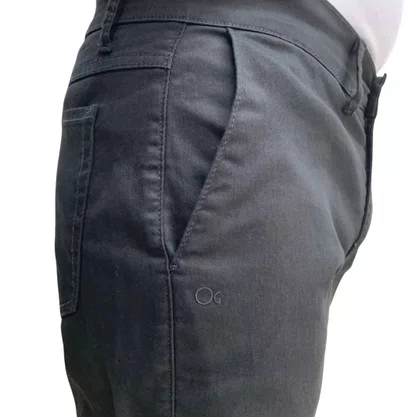 Bermuda Bolso Faca Ogochi Masculina Sarja Preta 3009015