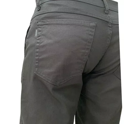 Bermuda Bolso Faca Ogochi Masculina Sarja Preta 3009015