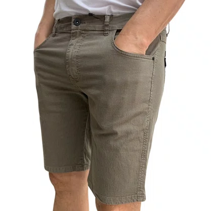 Bermuda Casual Ogochi Masculina Tradicional Bege 3523104