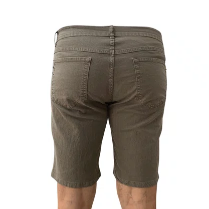 Bermuda Casual Ogochi Masculina Tradicional Bege 3523104