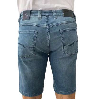 Bermuda Jeans Fideli Masculina Regular com Cadarço BR33501985