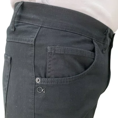 Bermuda Sarja Ogochi Masculina Tradicional Preta 3528105