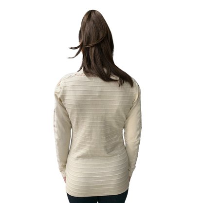 Blusa Alpelo Feminina Modal Guipir Bege 9000026