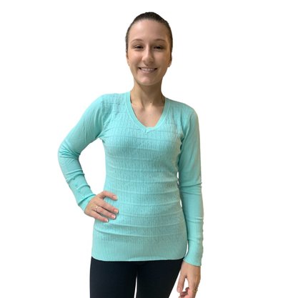 Blusa Dunialin Feminina Modal Azul 2272