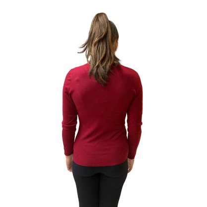 Blusa Dunialin Feminina Modal Bordô 2272