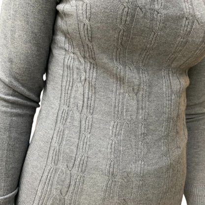 Blusa Dunialin Feminina Modal Cinza 2428