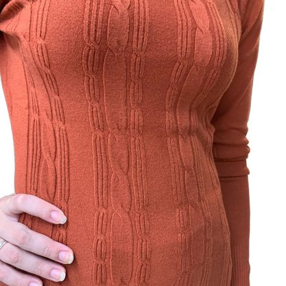 Blusa Dunialin Feminina Modal Terracota 2428