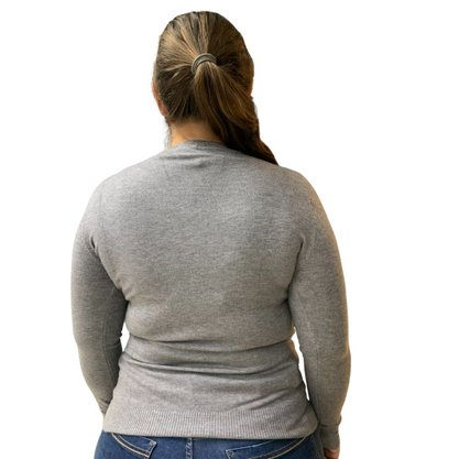 Blusa Dunialin Feminina Plus Size Modal Cinza 2287