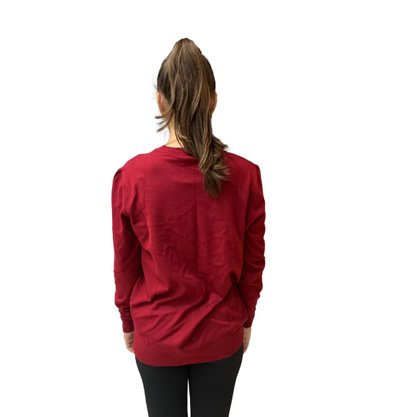Blusa Dunialin Unissex Modal Bordô 2291