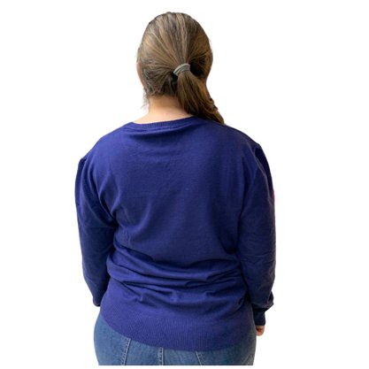 Blusa Dunialin Unissex Plus Size Modal Azul 2290