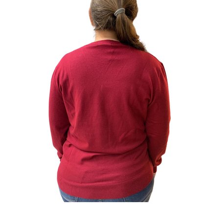 Blusa Dunialin Unissex Plus Size Modal Bordô 2290