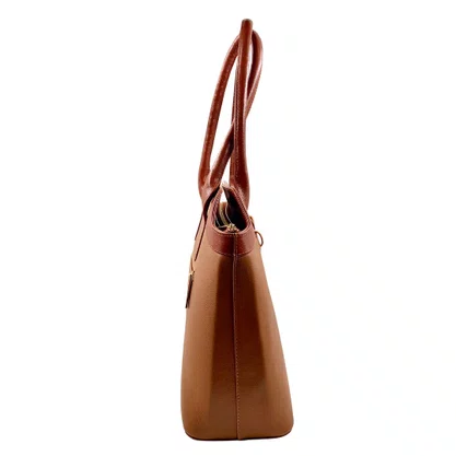 Bolsa de Ombro Grande Scamboo Couro Caramelo 2027