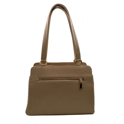 Bolsa de Ombro Scamboo Couro Bege 1973