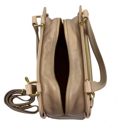 Bolsa de Ombro Scamboo Couro Bege 1973