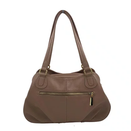Bolsa de Ombro Scamboo Couro Bege 2035