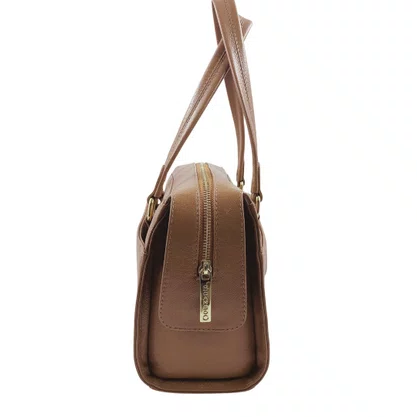 Bolsa de Ombro Scamboo Couro Caramelo 2005
