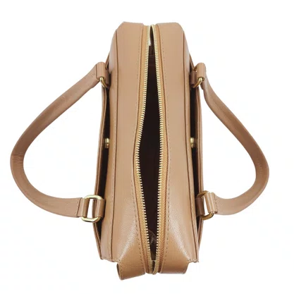 Bolsa de Ombro Scamboo Couro Caramelo 2005