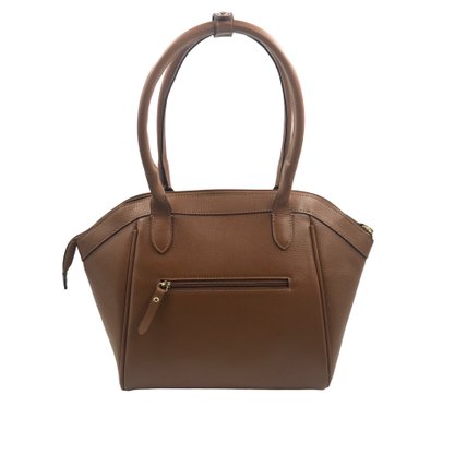 Bolsa Mariart Couro Shoulder Marrom Petunia