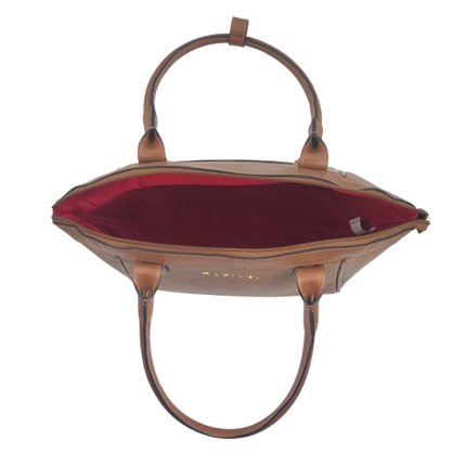 Bolsa Mariart Couro Shoulder Marrom Petunia