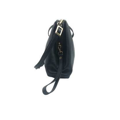 Bolsa Mariart Couro Tiracolo Preta Minimari