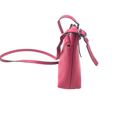 Bolsa Mariart Couro Tiracolo Rosa Agata