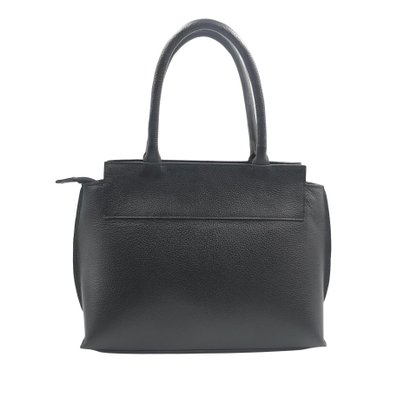 Bolsa Mariart Couro Transversal Preta 2207
