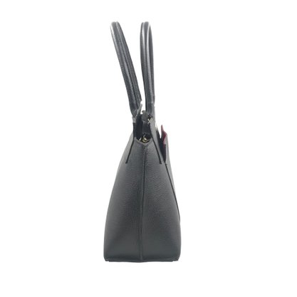 Bolsa Mariart Couro Transversal Preta 2207