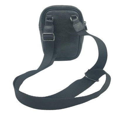 Bolsa Mariart Couro Transversal Preta Lolla Pop