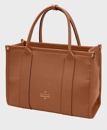 Bolsa Mariart Couro Maxi Acácia Marrom