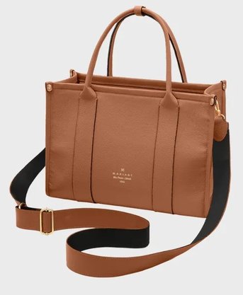 Bolsa Mariart Couro Maxi Acácia Marrom