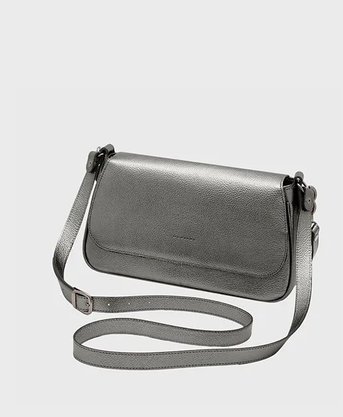 Bolsa Mariart Couro Tiracolo Mucuripe Ônix