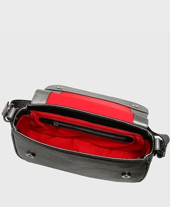 Bolsa Mariart Couro Tiracolo Mucuripe Ônix