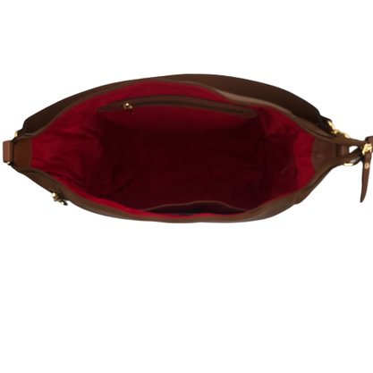 Bolsa Mariart Couro Transversal Marrom Lagos