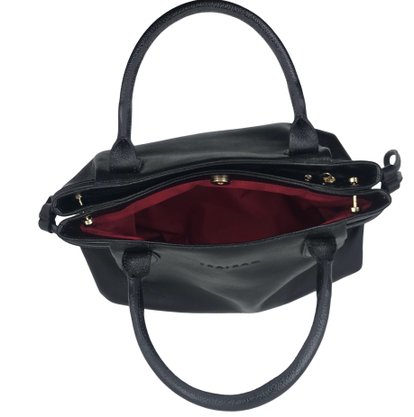Bolsa Mariart Couro Transversal Preta Capitólio