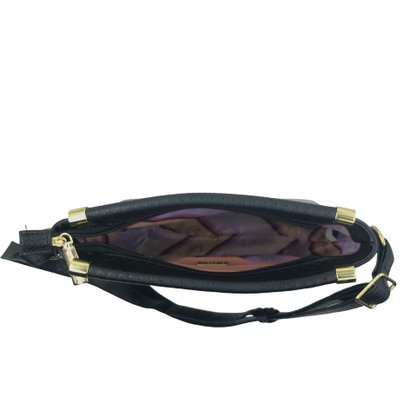 Bolsa Rafitthy Alça Transversal P.U Preta 2813106