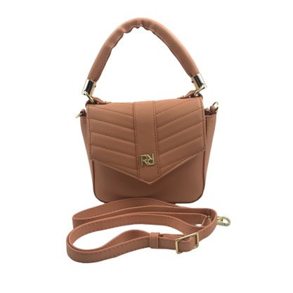 Bolsa Rafitthy P.U Transversal Envelope Bege 2823701