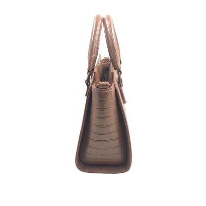 Bolsa Rafitthy P.U Transversal Texturizada Marrom 2813148