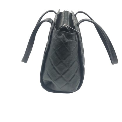 Bolsa Scamboo Couro Matelassê Preta 1868
