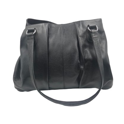 Bolsa Scamboo Couro Preta 1897