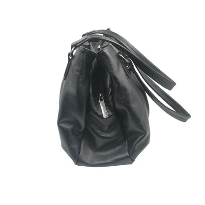 Bolsa Scamboo Couro Preta 1897