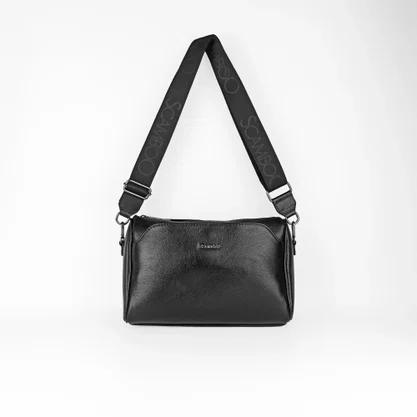 Bolsa Tira Cola Scamboo Couro Preta 2016