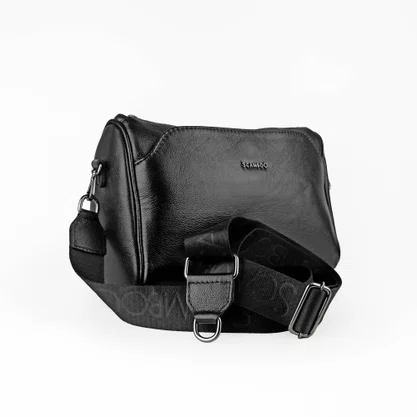 Bolsa Tira Cola Scamboo Couro Preta 2016
