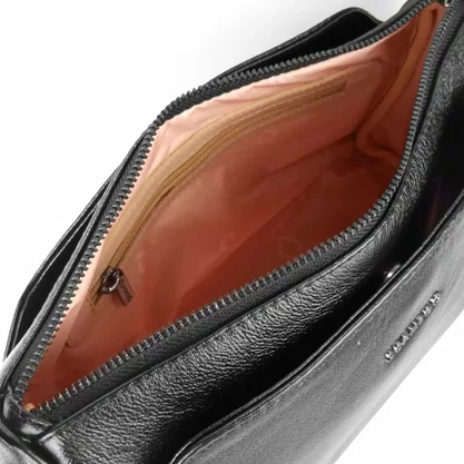 Bolsa Tira Cola Scamboo Couro Preta 2016