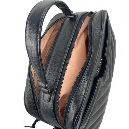 Bolsa Tote de Ombro Scamboo Couro Preta 1855