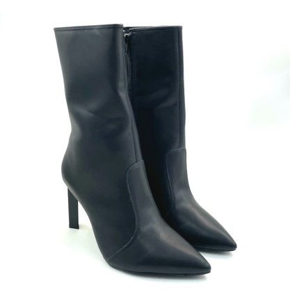 Bota Bebecê Salto Alto Bico Fino Cano Médio 6124-029