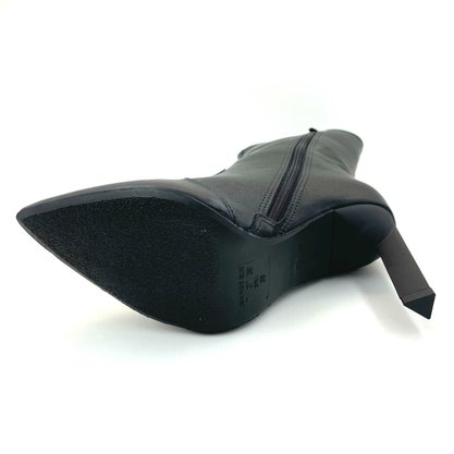 Bota Bebecê Salto Alto Bico Fino Cano Médio 6124-029