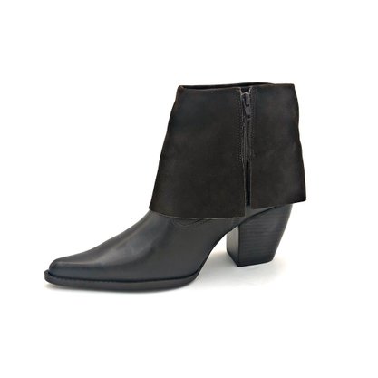 Bota Bottero Bico Fino Salto Grosso Couro Marrom 266306