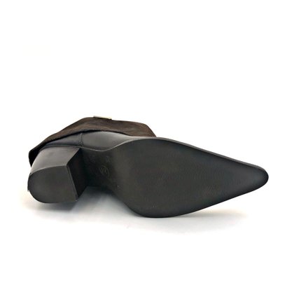 Bota Bottero Bico Fino Salto Grosso Couro Marrom 266306