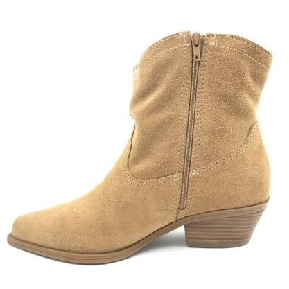 Bota Bottero Western Cano Baixo Country Bege 347701