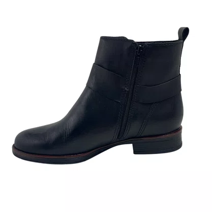 Bota Cano Curto Feminina Bottero em Couro Preta 361730